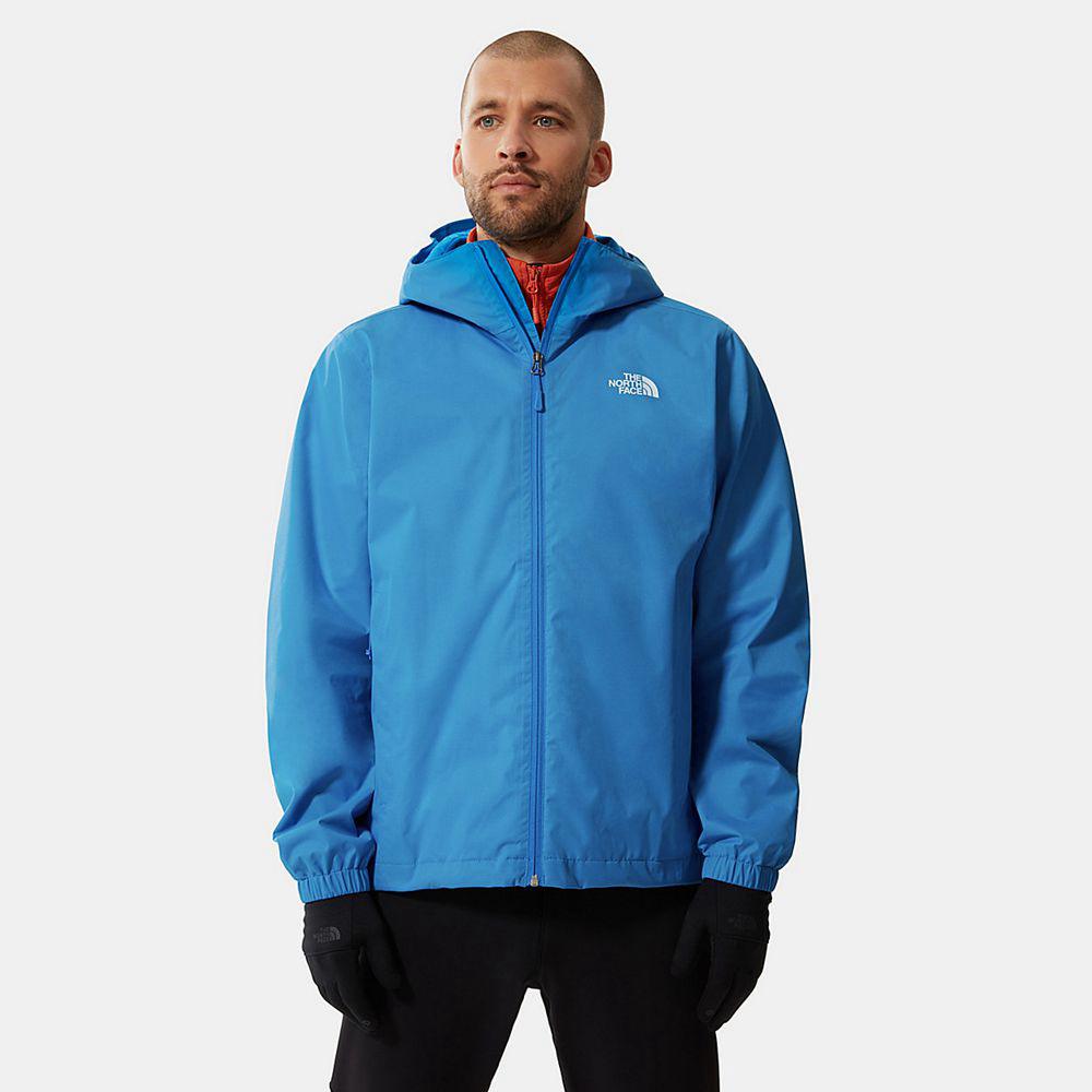 The North Face Quest Hooded Ανδρικα Αδιάβροχο Μπουφάν - Μπλε Μαυρα (EOVM72163)